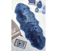 Origin Genuine Sheepskin Double Rug in Navy | Size: 70 cm x 175 cm Origin Navy 70 cm x 175 cm