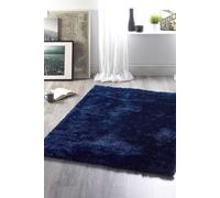 Origins Shimmer Rug Indigo 80 x 150cm, Blue
