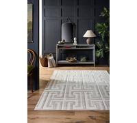 Origin Greek Key Beige/Cream in Cream | Size: 160 cm x 230 cm Origin Cream 160 cm x 230 cm