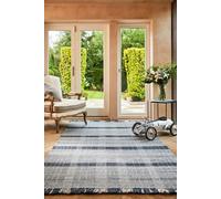 Origin 'Highland Check' Runner in Blue | Size: 200 cm x 290 cm Origin Blue 200 cm x 290 cm