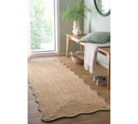 Origin Jute Scalloped Edge Rug 160x230cm Green