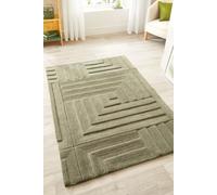 Origin Maze Rug in Olive | Size: 200 cm x 290 cm Origin Olive 200 cm x 290 cm