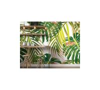 Origin Murals Black Marble Wall Mural in Lime | Size: W350 cm x H280 cm Origin Murals Lime W350 cm x H280 cm