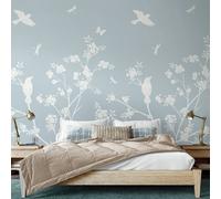 Origin Murals Blossom Trail Wedgewood Wall Mural