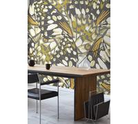 Origin Murals Butterfly Wings Matt Smooth Paste the Wall Mural in Dark Olive | Size: W300 cm x H240 cm Origin Murals Dark Olive W300 cm x H240 cm