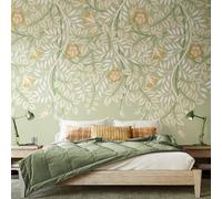 Origin Murals Cascading Rosehip - Sage Green - Large - W350cm x H280cm