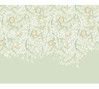 Origin Murals Cascading Rosehip Sage Green Wall Mural