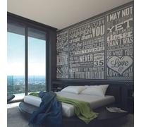 Origin Murals Chalk Quotes Blackboard Matt Smooth Paste The Wall Mural 300Cm Wide X 240Cm High