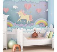 Origin Murals Children's Unicorn Dream Matt Smooth Paste The Wall Mural 300Cm Wide X 240Cm High
