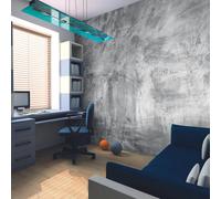 Origin Murals Concrete Wall Mural - Grey - Large - W350cm x H280cm