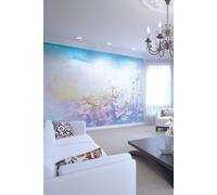 Origin Murals Daisy Meadow Wall Mural in Purple | Size: W350 cm x H280 cm Origin Murals Purple W350 cm x H280 cm