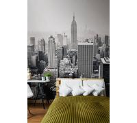 Origin Murals Empire State Wall Mural in Grey | Size: Medium Origin Murals Grey Medium