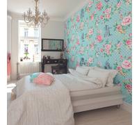 Origin Murals English Rose Print Matt Smooth Paste The Wall Mural 300Cm Wide X 240Cm High