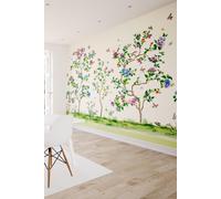 Origin Murals Flower Tree Wall Mural in Ivory | Size: W300 cm x H240 cm Origin Murals Ivory W300 cm x H240 cm