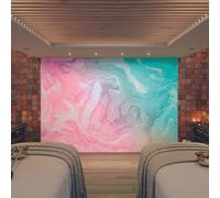 Origin Murals Flowing Marble Pink Matt Smooth Paste The Wall Mural 300Cm Wide X 240Cm High