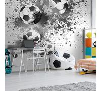 Origin Murals Football Splash - Grey - Medium - W300cm x H240cm