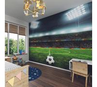 Origin Murals Football Stadium Green Matt Smooth Paste The Wall Mural 300Cm Wide X 240Cm High