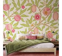 Origin Murals Fruit And Foliage - Rose And Apple Green Matt Smooth Paste The Wall Mural 350Cm Wide X 280Cm High