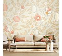 Origin Murals Fruit and Foliage - Soft Linen - Large - W350cm x H280cm
