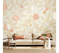 Origin Murals Fruit and Foliage - Soft Linen - Medium - W300cm x H240cm
