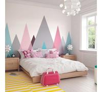 Origin Murals Geometric Abstract Mountains Matt Smooth Paste The Wall Mural 300Cm Wide X 240Cm High