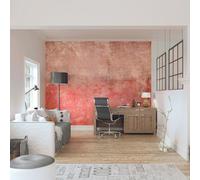 Origin Murals Grunge Distressed Effect Wall Mural - Red - Large - W350cm x H280cm