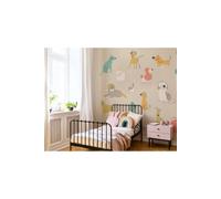 Origin Murals Happy Dogs Wall Mural | Size: W350 cm x H280 cm Origin Murals Multicolor W350 cm x H280 cm