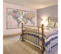 Origin Murals Historic World Map - Natural - Large - W350cm x H280cm