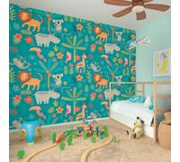 Origin Murals Jungle Animals Wall Mural - Medium - W300cm x H240cm