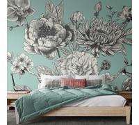 Origin Murals Large Rose Toile Matt Smooth Paste The Wall Mural 300Cm Wide X 240Cm High