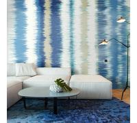 Origin Murals Linear Stripe - Navy Blue - Medium - W300cm x H240cm