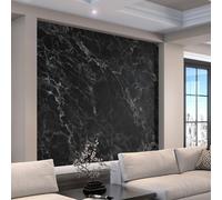 Origin Murals Marble - Black - Black - Medium - W300cm x H240cm