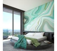 Origin Murals Marble Emerald Green Matt Smooth Paste The Wall Mural 350Cm Wide X 280Cm High