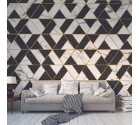 Origin Murals Marble Textured Geometric Wall Mural