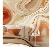 Origin Murals Marbled Ink - Cinnamon - Large - W350cm x H280cm
