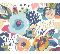 Origin Murals Mural Abstract Floral Medium MUR252M