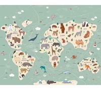 Origin Murals Mural Children's World Map Large MUR154L