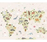 Origin Murals Mural Children's World Map Medium MUR231M