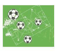 Origin Murals Mural Football Grunge Texture Large Mural MUR314L