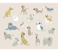 Origin Murals Mural Happy Dogs Medium MUR233M