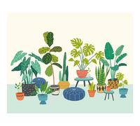 Origin Murals Mural Houseplant Pots Medium MUR278M