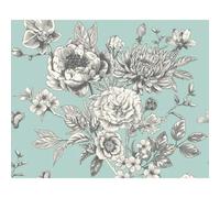 Origin Murals Mural Large Rose Toile Large Mural MUR429L