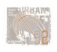 Origin Murals Mural Modern Basketball Medium Mural MUR322M