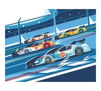 Origin Murals Mural Sports Cars Large MUR266L