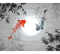 Origin Murals Mural Watercolour Koi Large MUR177L