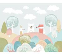 Origin Murals Mural Woodland Friends Medium MUR219M