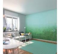 Origin Murals Ombre Gradient Green Matt Smooth Paste The Wall Mural 350Cm Wide X 280Cm High