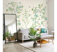 Origin Murals Oriental Flower Tree Natural Matt Smooth Paste The Wall Mural 350Cm Wide X 280Cm High
