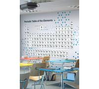 Origin Murals Periodic Table Wall Mural in Grey | Size: W350 cm x H280 cm Origin Murals Grey W350 cm x H280 cm