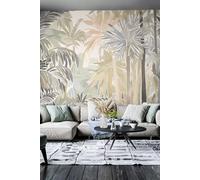 Origin Murals Pretty Palms Matt Smooth Paste the Wall Mural in Natural | Size: W300 cm x H240 cm Origin Murals Natural W300 cm x H240 cm